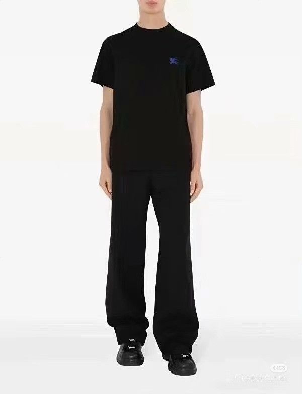 Burberry Burberry Men's Navy Embroidered T-shirt Size US S / EU 44-46 / 1 - 6 Thumbnail