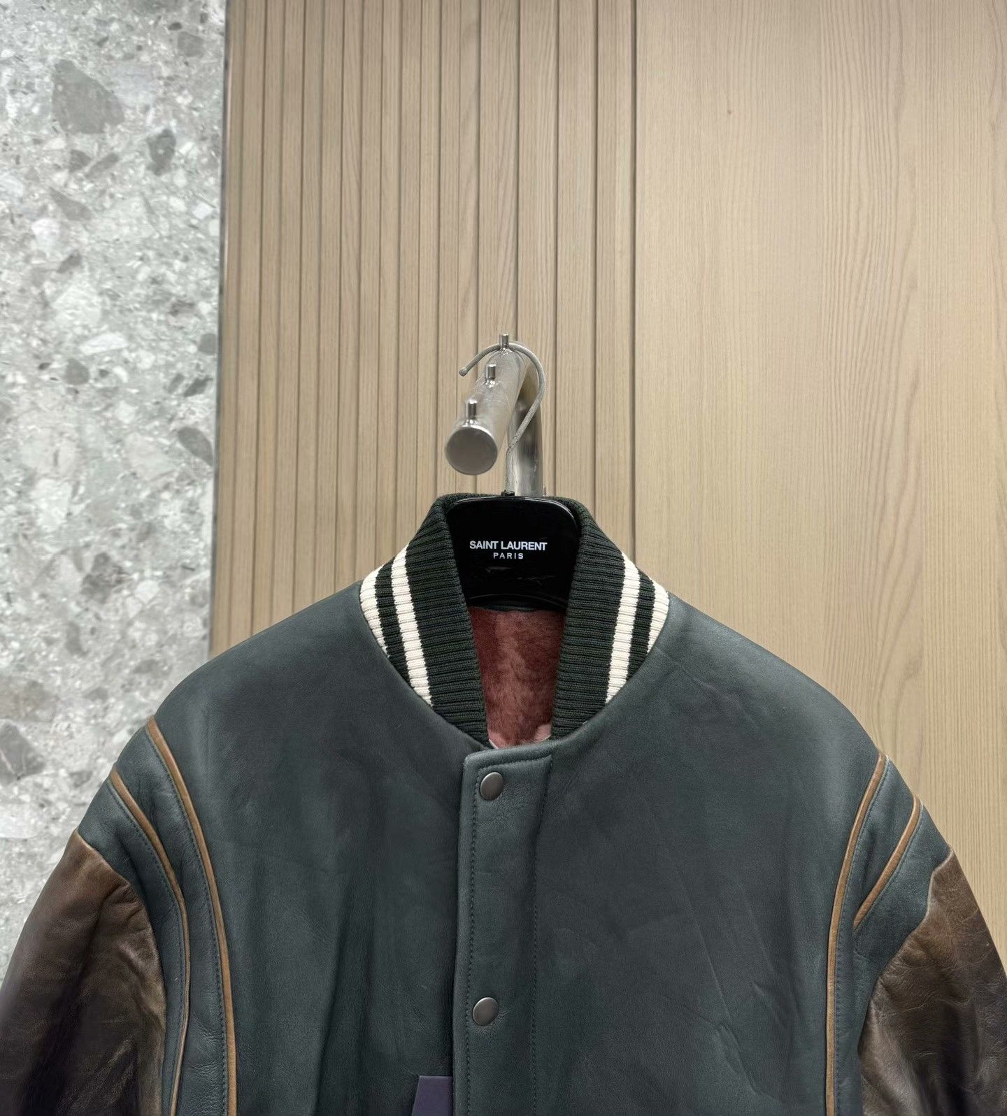 Prada Prada Retro Fur Baseball Jacket Size US M / EU 48-50 / 2 - 2 Thumbnail