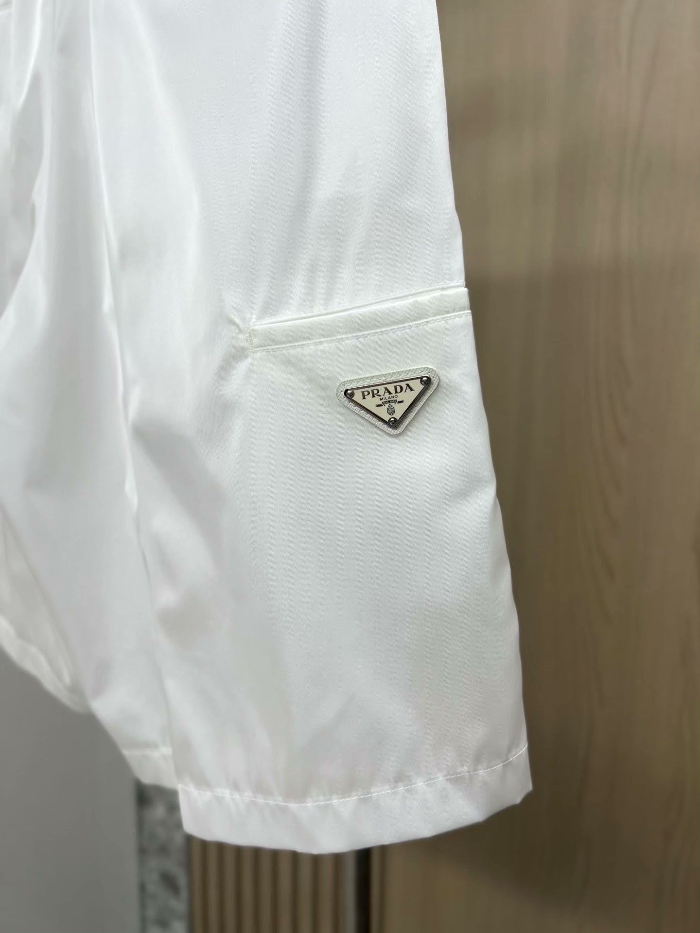 Prada Prada Re-Nylon Triangle Logo Shorts Size US 32 / EU 48 - 3 Thumbnail