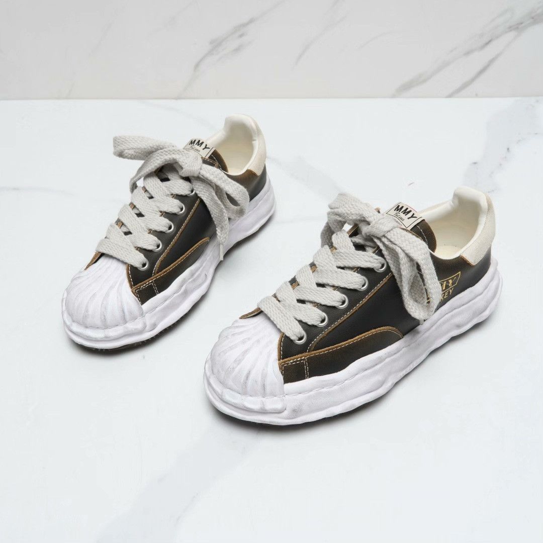 Maison MIHARA YASUHIRO Mihara Yasuhiro Platform Canvas Distressed Shoes Size US 6 / IT 36 - 3 Thumbnail