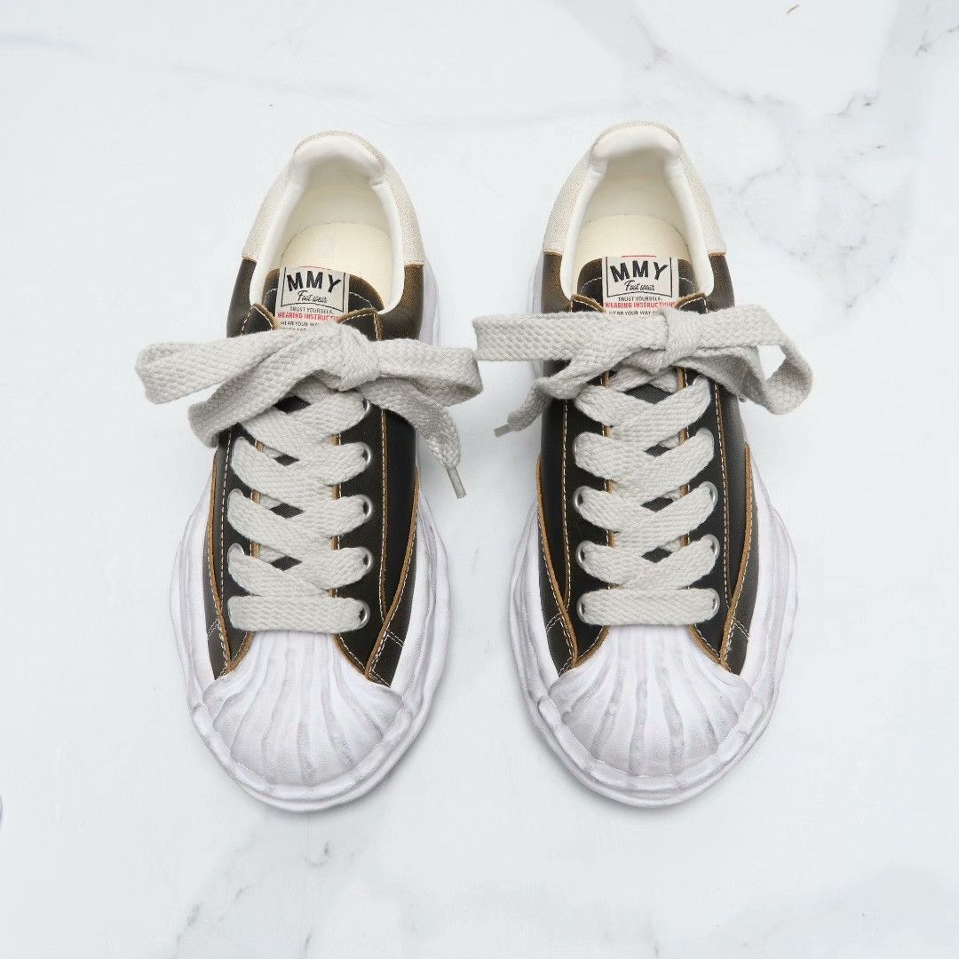 Maison MIHARA YASUHIRO Mihara Yasuhiro Platform Canvas Distressed Shoes Size US 6 / IT 36 - 4 Thumbnail
