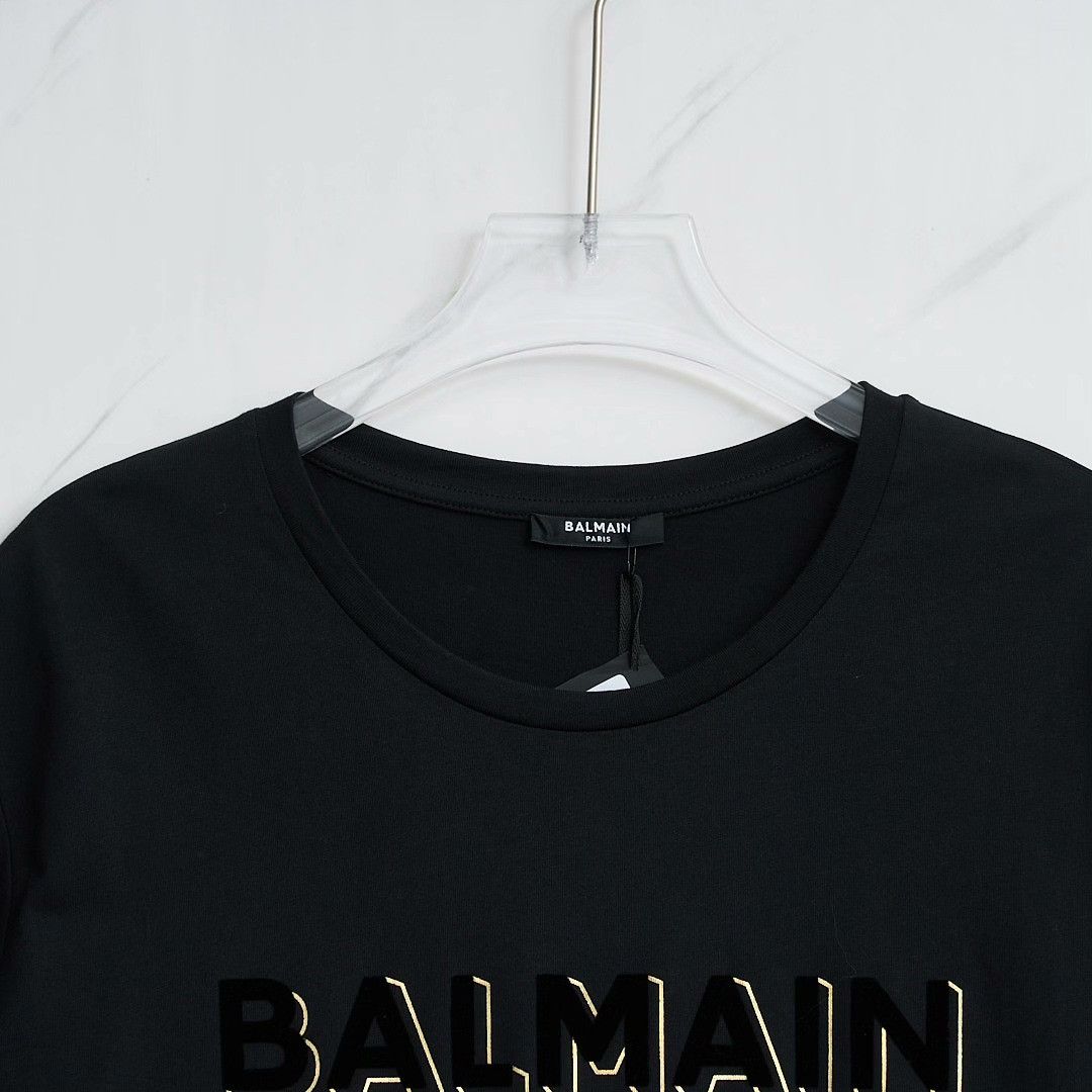 Balmain Balmain Men's Logo Print T-Shirt Size US M / EU 48-50 / 2 - 2 Thumbnail