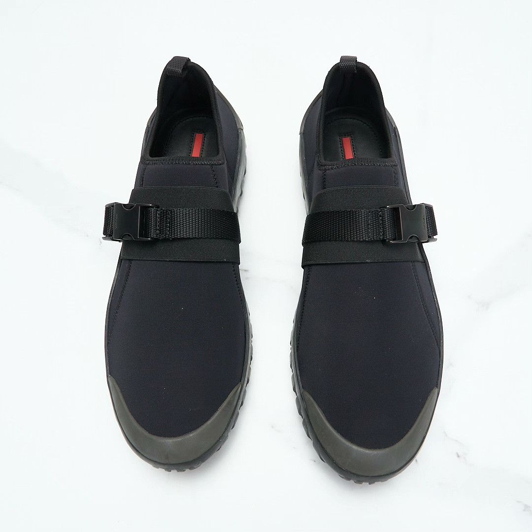 Prada Prada Men's Logo Buckle Casual Shoes Size US 7 / EU 40 - 4 Thumbnail