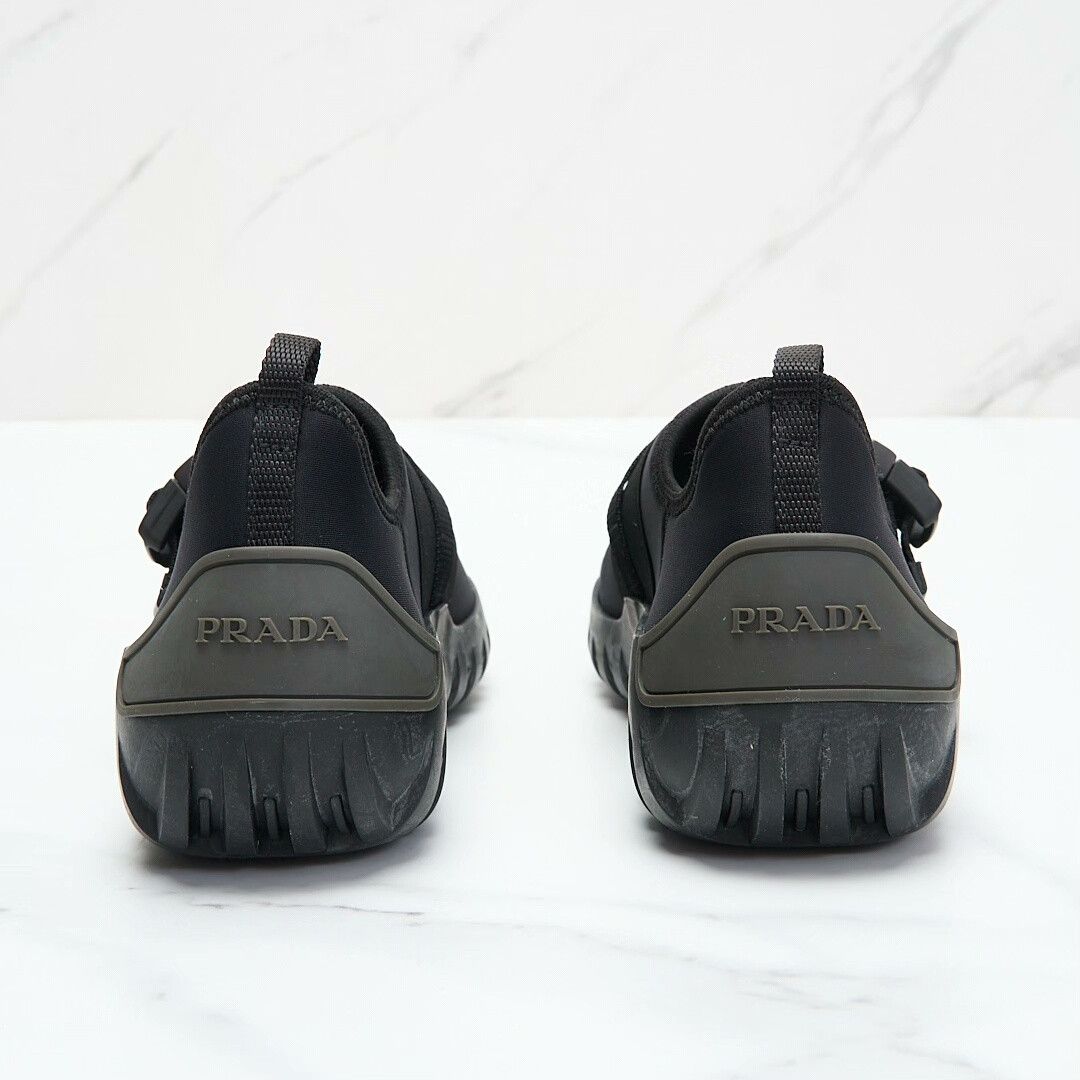 Prada Prada Men's Logo Buckle Casual Shoes Size US 7 / EU 40 - 8 Thumbnail