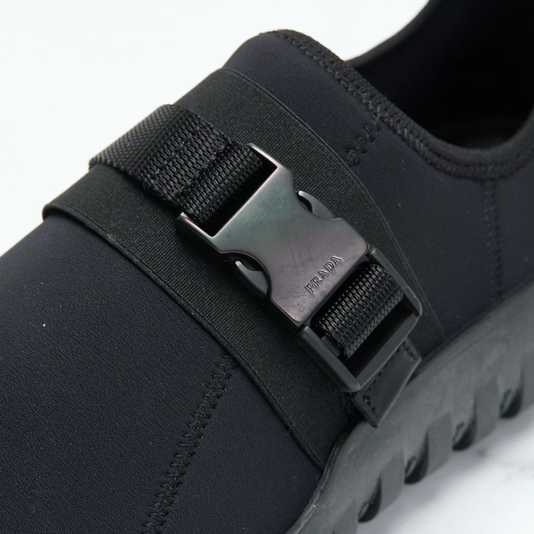 Prada Prada Men's Logo Buckle Casual Shoes Size US 7 / EU 40 - 6 Thumbnail