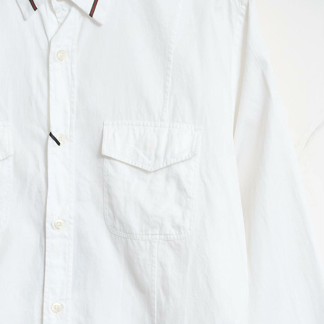 Gucci Gucci Men's Striped Collar Shirt Size US M / EU 48-50 / 2 - 3 Thumbnail