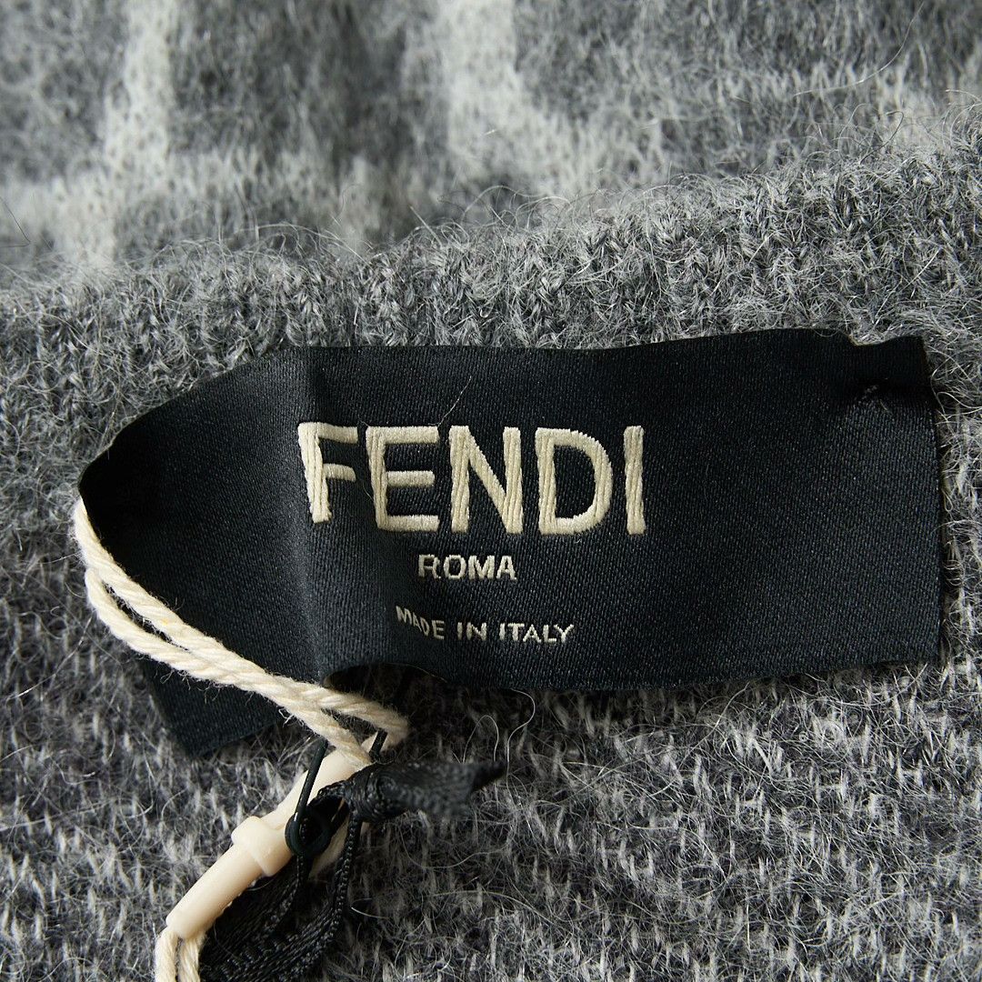 Fendi Fendi Men's Checkered Colorblock Crewneck Sweater Size US S / EU 44-46 / 1 - 7 Thumbnail