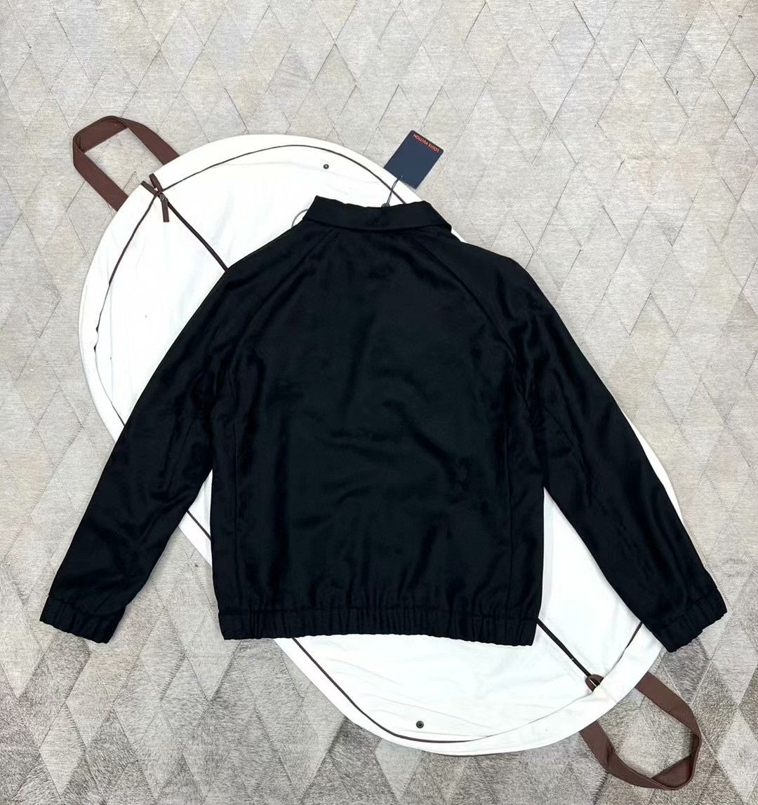 Louis Vuitton LV Monogram Embroidered Wool Jacket Size US XL / EU 56 / 4 - 4 Thumbnail