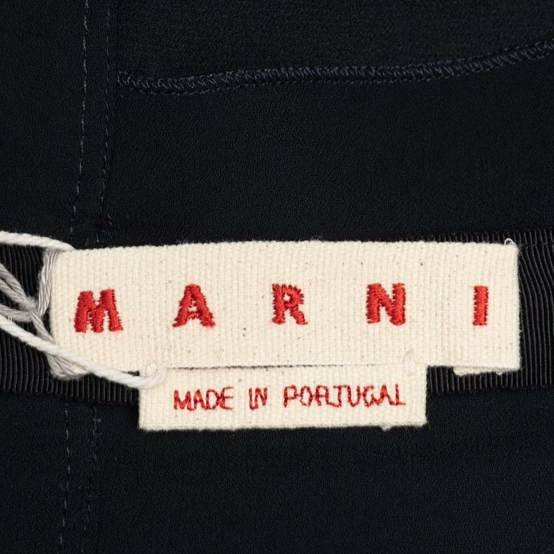 Marni Marni Women's Classic Little Black Dress Size S / US 4 / IT 40 - 6 Thumbnail