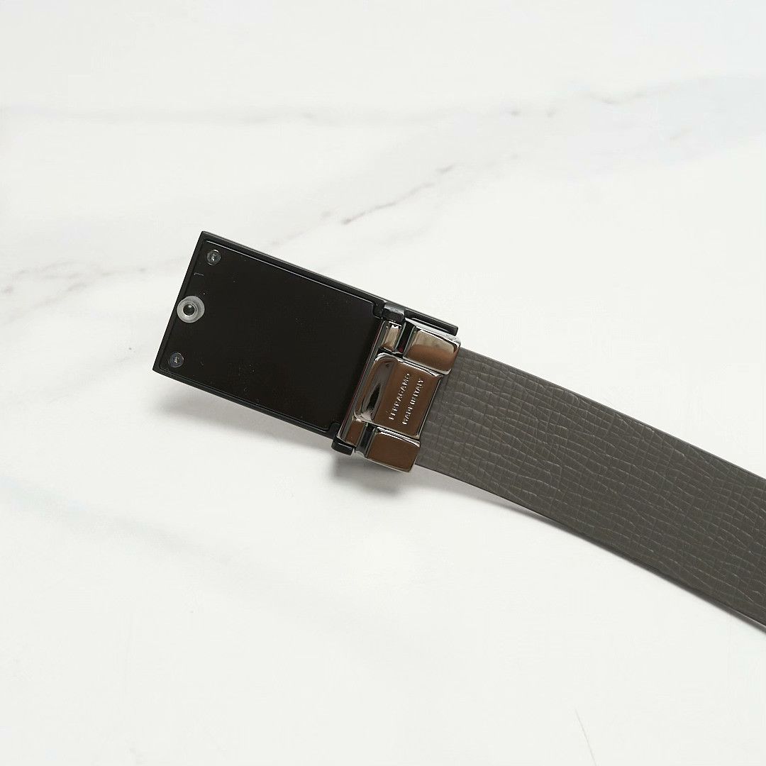 Salvatore Ferragamo Ferragamo Men's 3D Logo Belt Size ONE SIZE - 4 Thumbnail