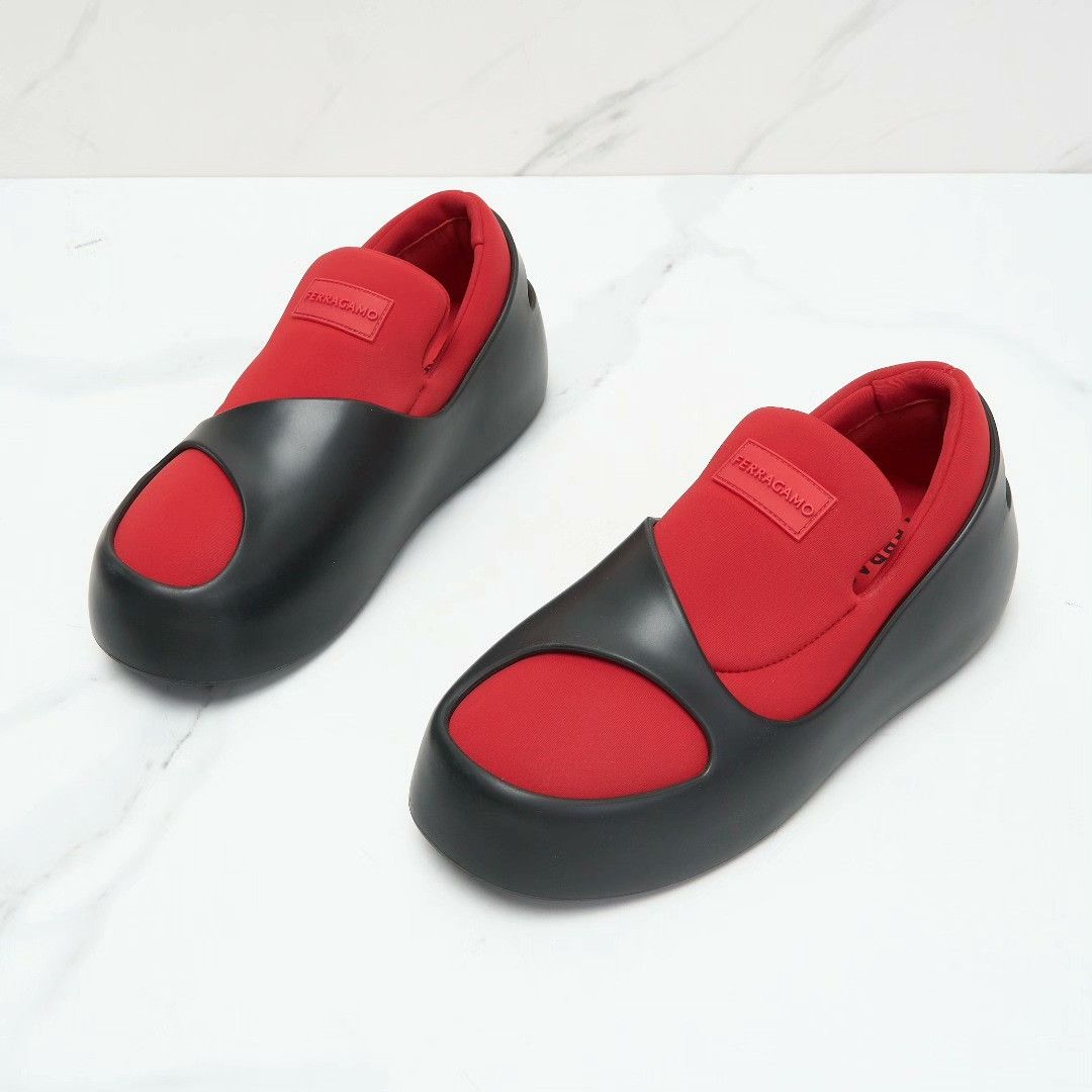 Salvatore Ferragamo Ferragamo Color-Block Casual Shoes Size US 7 / EU 40 - 3 Thumbnail