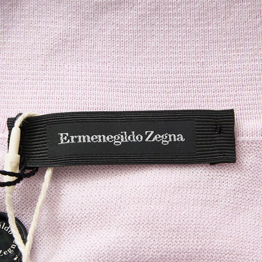 Ermenegildo Zegna Ermenegildo Zegna Men's Striped Knit Polo Size US M / EU 48-50 / 2 - 7 Thumbnail