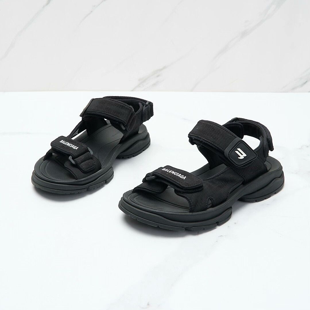 Balenciaga Balenciaga Women's Logo Sandals Size US 6 / IT 36 - 3 Thumbnail
