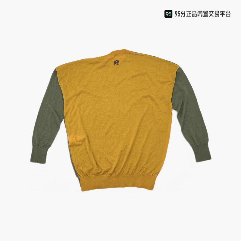 Loewe LOEWE Two-Tone Crewneck Long-Sleeve Knit Sweater Size US M / EU 48-50 / 2 - 4 Thumbnail