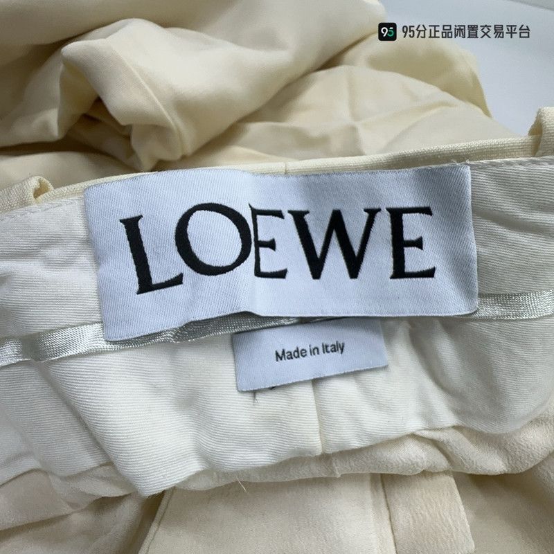 Loewe LOEWE Solid Loose Wide-Leg Casual Pants Size US 28 / EU 44 - 4 Thumbnail