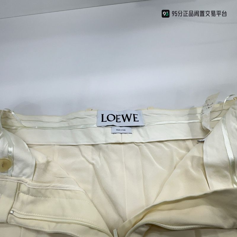 Loewe LOEWE Solid Loose Wide-Leg Casual Pants Size US 28 / EU 44 - 2 Thumbnail