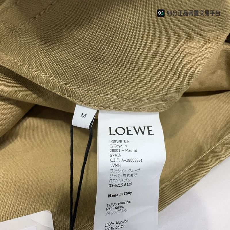 Loewe LOEWE Solid Logo Leather Patch Loose Windbreaker Coat Size US M / EU 48-50 / 2 - 3 Thumbnail