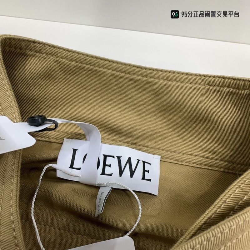 Loewe LOEWE Solid Logo Leather Patch Loose Windbreaker Coat Size US M / EU 48-50 / 2 - 4 Thumbnail