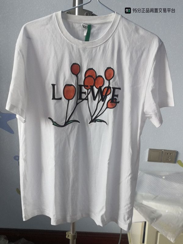 Loewe LOEWE SS22 Plant Specimen Embroidery Cotton T-Shirt Size US XS / EU 42 / 0 - 4 Thumbnail