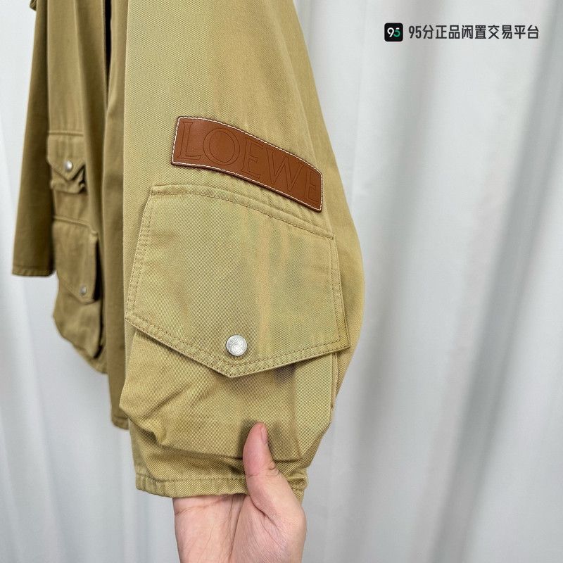 Loewe LOEWE Solid Runway Logo Leather Patch Oversized Trench Coat Size US XS / EU 42 / 0 - 3 Thumbnail