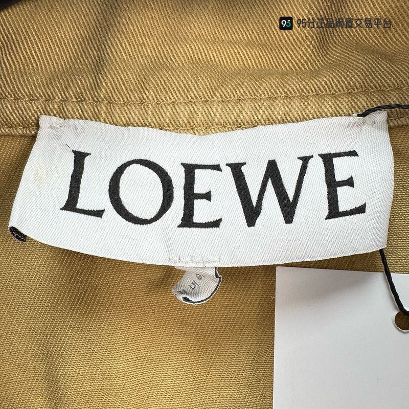 Loewe LOEWE Solid Runway Logo Leather Patch Oversized Trench Coat Size US XS / EU 42 / 0 - 4 Thumbnail