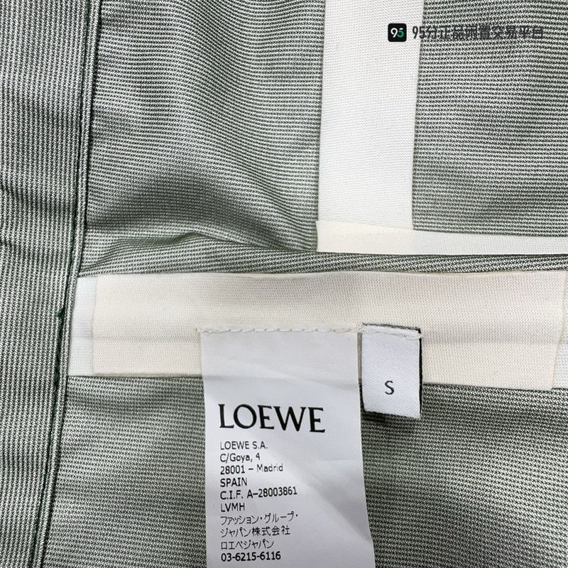 Loewe LOEWE Men's Solid Green Hooded Mid-Length Windbreaker Size US S / EU 44-46 / 1 - 7 Thumbnail