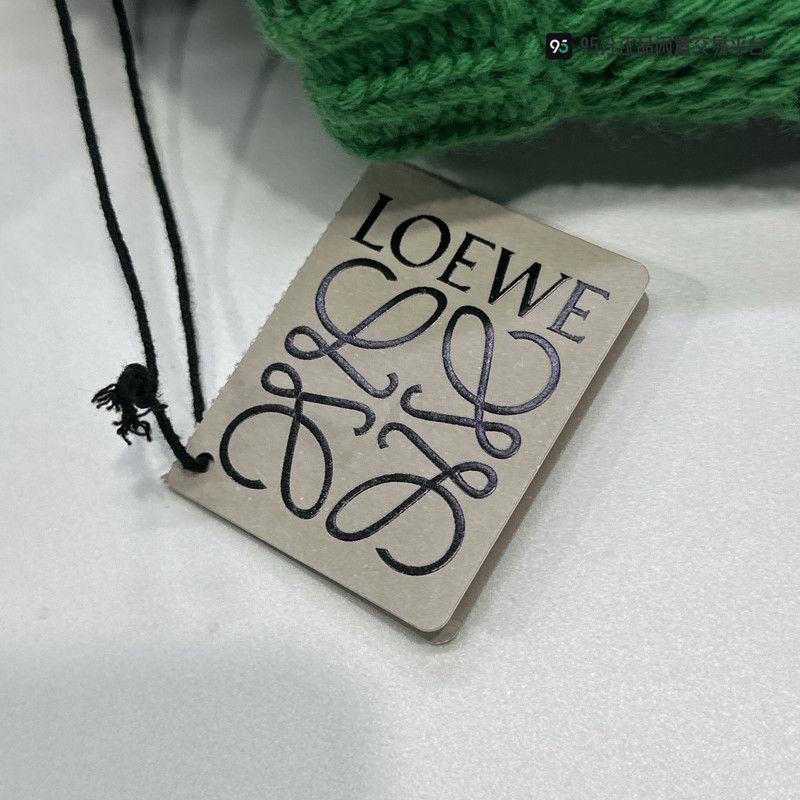 Loewe LOEWE Men's Green Cable Knit Wool Sweater Size US S / EU 44-46 / 1 - 4 Thumbnail