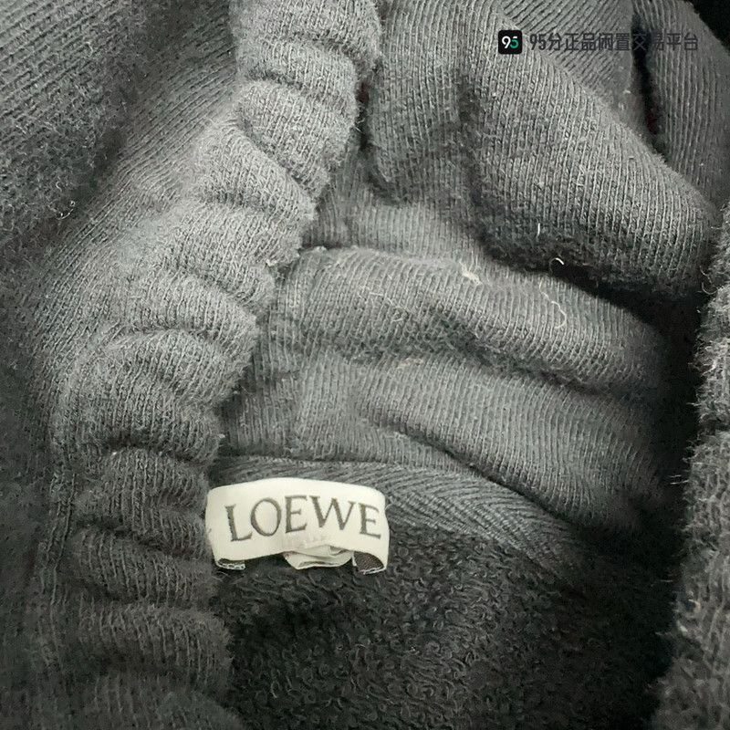 Loewe LOEWE FW22 Letter Logo Embroidered Loose Hoodie Size US L / EU 52-54 / 3 - 7 Thumbnail
