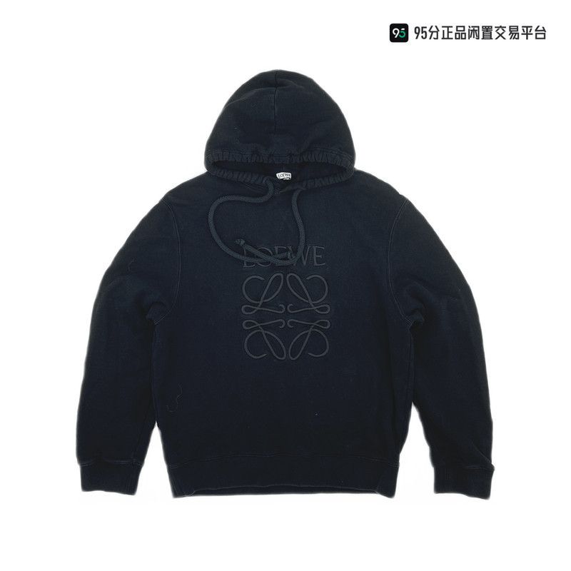 Loewe LOEWE FW22 Letter Logo Embroidered Loose Hoodie Size US L / EU 52-54 / 3 - 5 Thumbnail