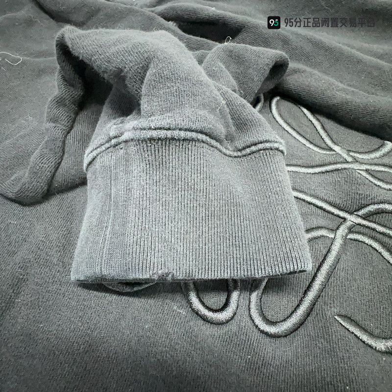 Loewe LOEWE FW22 Letter Logo Embroidered Loose Hoodie Size US L / EU 52-54 / 3 - 2 Thumbnail