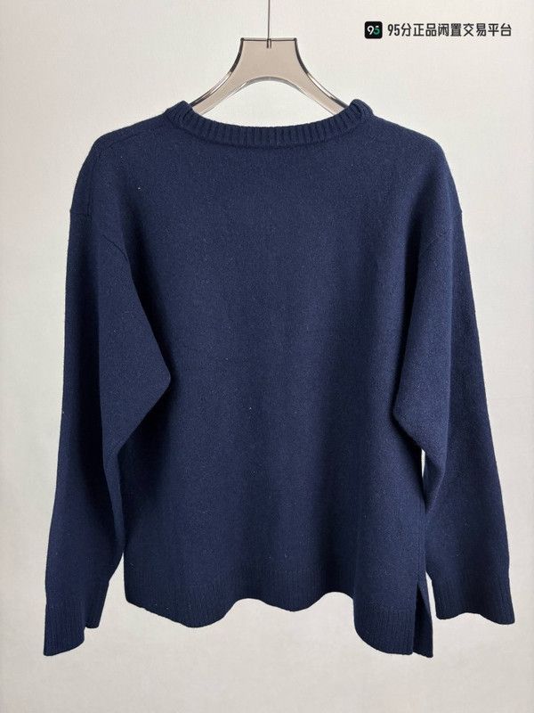 Loewe LOEWE FW21 Chest Embroidered Logo Knit Wool Sweater Size US XL / EU 56 / 4 - 2 Thumbnail