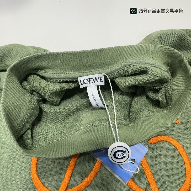 Loewe LOEWE Green Orange Embroidered Logo Sweatshirt Size US M / EU 48-50 / 2 - 3 Thumbnail