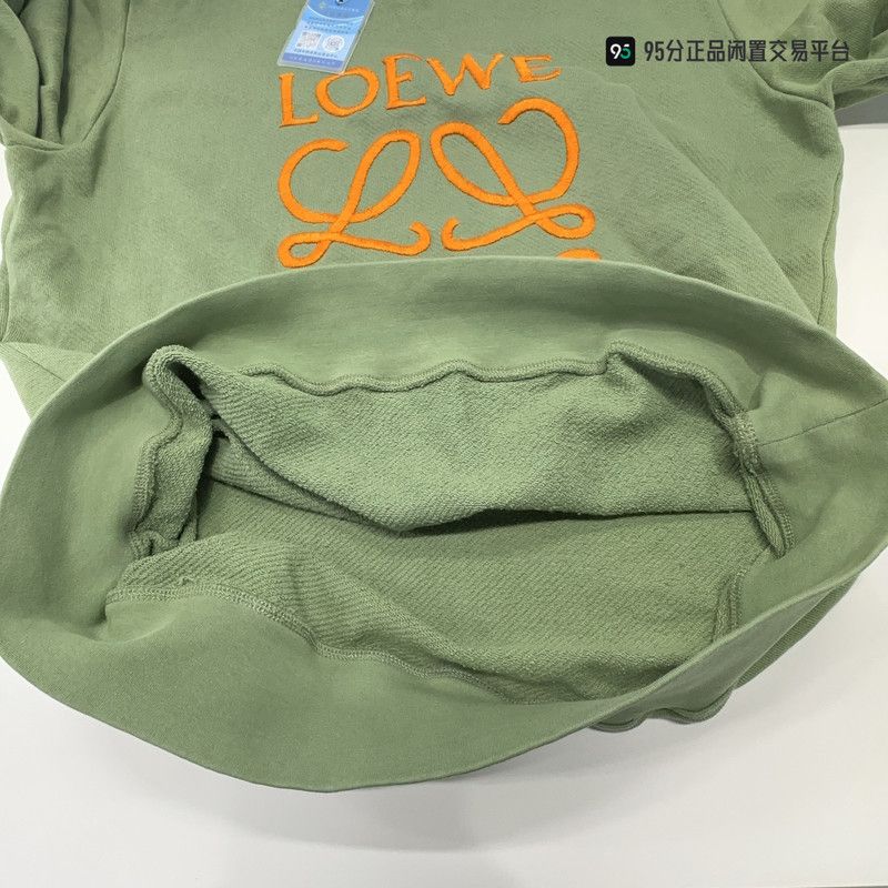 Loewe LOEWE Green Orange Embroidered Logo Sweatshirt Size US M / EU 48-50 / 2 - 5 Thumbnail
