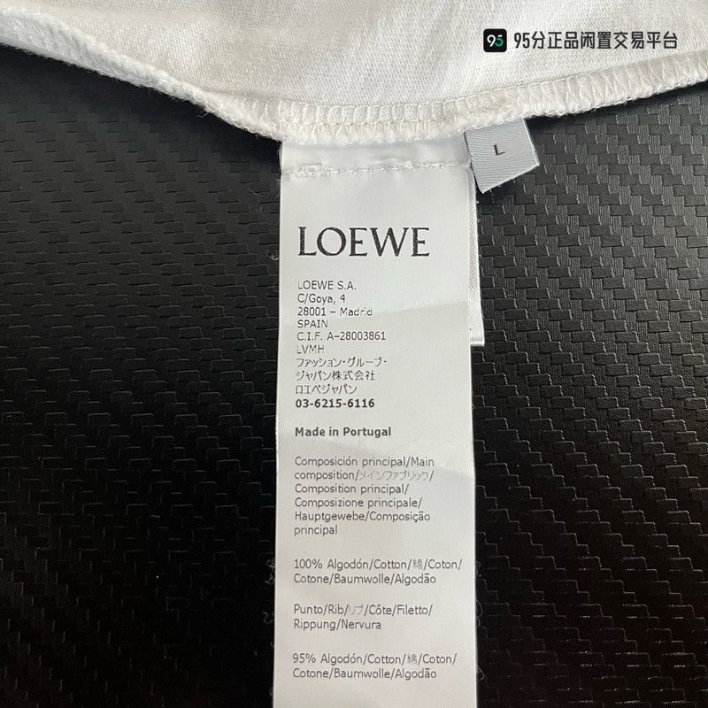 Loewe LOEWE FW21 Men's White Long Sleeve Graphic T-Shirt Size US L / EU 52-54 / 3 - 4 Thumbnail