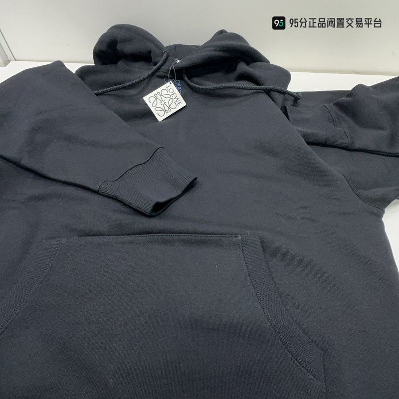 Loewe LOEWE SS24 Solid Logo Hoodie Men's Black Size US M / EU 48-50 / 2 - 6 Thumbnail