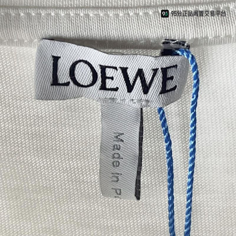 Loewe LOEWE Men's Plant Embroidery Cotton Short Sleeve T-Shirt Size US XS / EU 42 / 0 - 4 Thumbnail