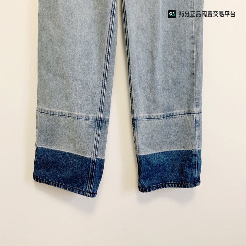 Loewe LOEWE Loose Color-Blocked Denim Fisherman Pants Size US 27 - 2 Thumbnail