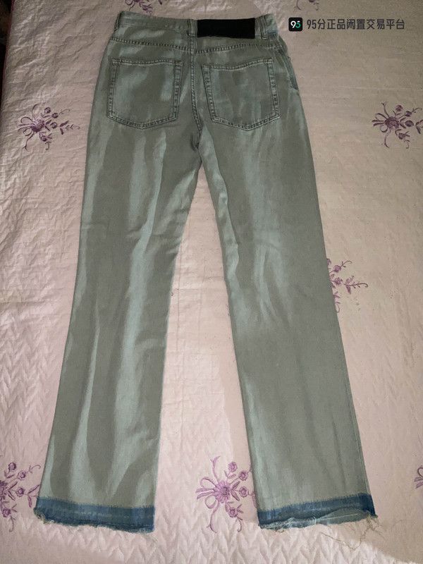 Loewe LOEWE Classic Leather Patch Washed Frayed Jeans Size US 28 / EU 44 - 4 Thumbnail