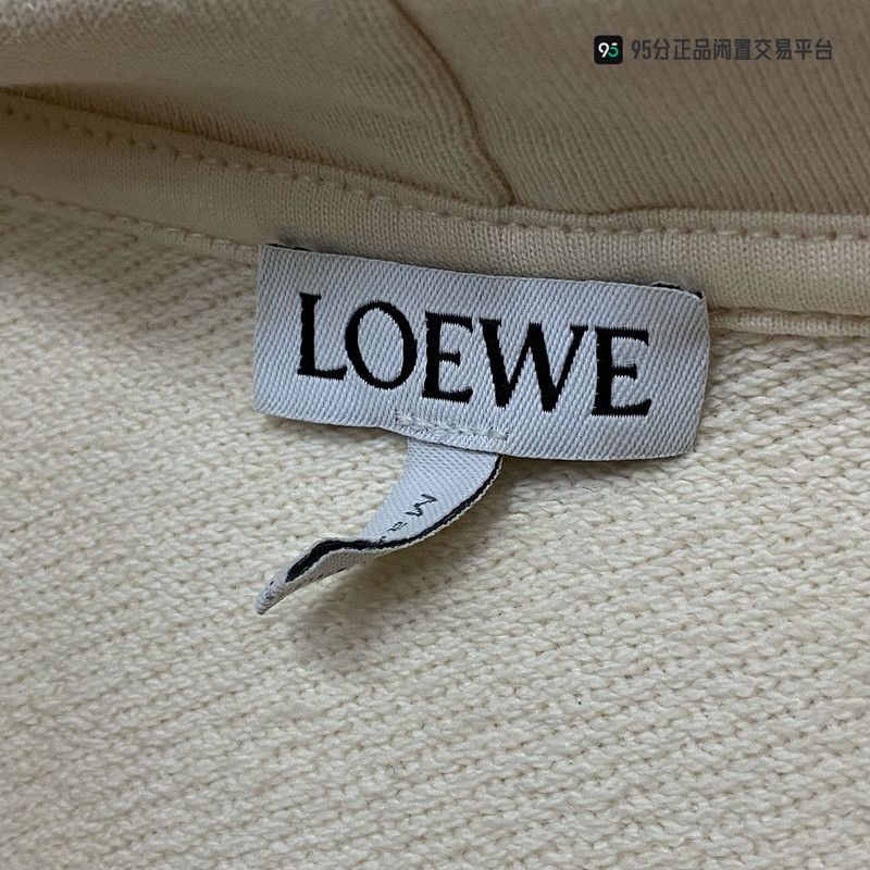 Loewe LOEWE FW21 Men's Cotton Drawstring Hoodie Size US L / EU 52-54 / 3 - 2 Thumbnail