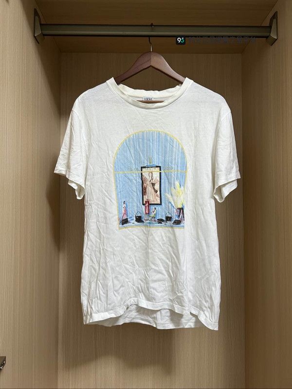 Loewe LOEWE AW19 Oil Painting Men's T-shirt Size US M / EU 48-50 / 2 - 8 Thumbnail