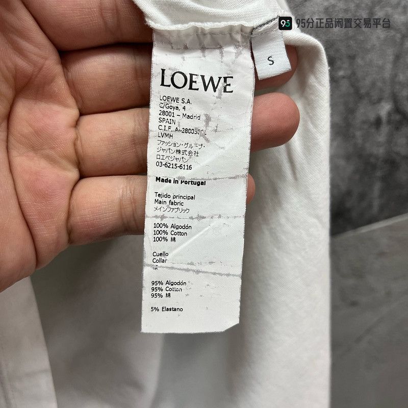 Loewe LOEWE Solid Logo Patch Casual Short Sleeve T-Shirt Size US S / EU 44-46 / 1 - 6 Thumbnail