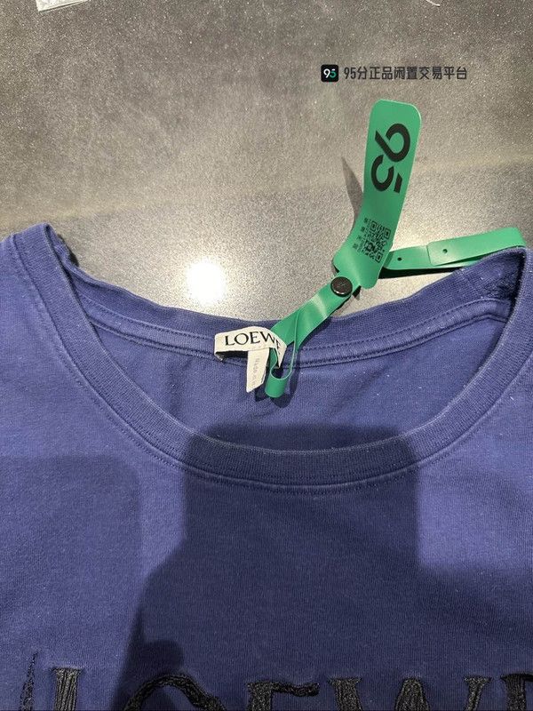 Loewe LOEWE FW23 Solid Logo Embroidery Short-Sleeve T-Shirt Size US XL / EU 56 / 4 - 2 Thumbnail