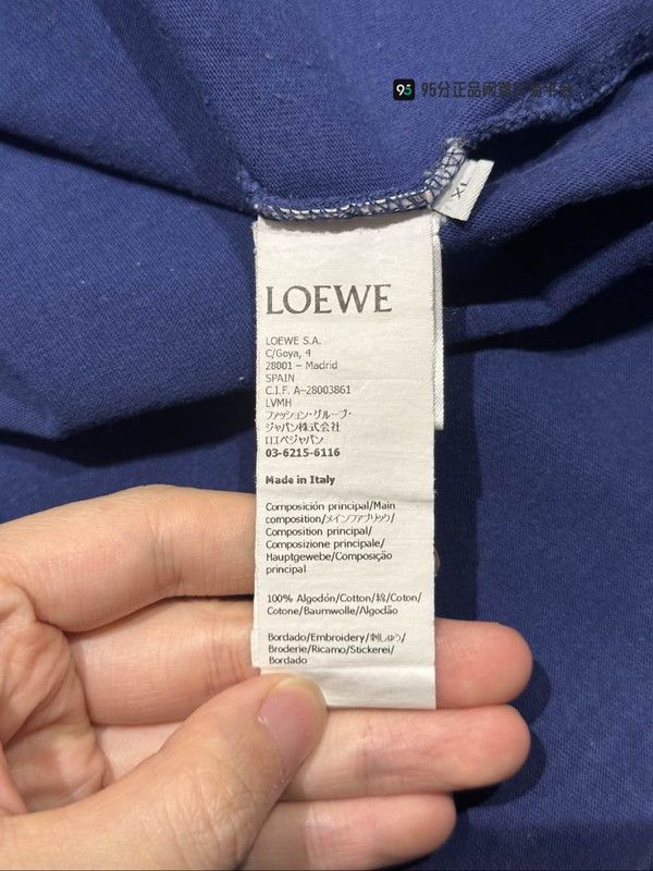 Loewe LOEWE FW23 Solid Logo Embroidery Short-Sleeve T-Shirt Size US XL / EU 56 / 4 - 4 Thumbnail