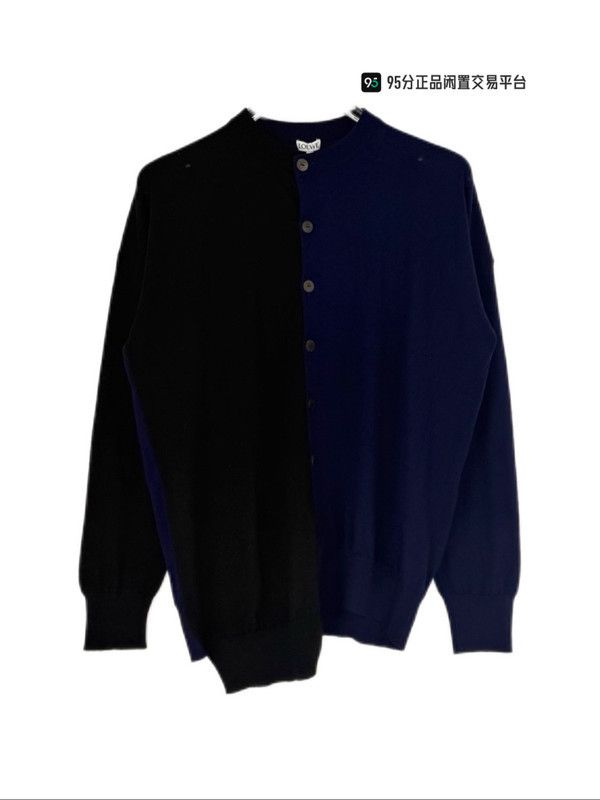 Loewe LOEWE Color-Block Round Neck Long-Sleeve Knit Sweater Size US XS / EU 42 / 0 - 4 Thumbnail