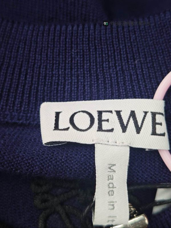 Loewe LOEWE Color-Block Round Neck Long-Sleeve Knit Sweater Size US XS / EU 42 / 0 - 3 Thumbnail
