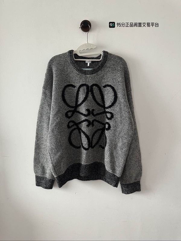 Loewe LOEWE Men's Floral Pattern Round Neck Pullover Sweater Size US M / EU 48-50 / 2 - 2 Thumbnail