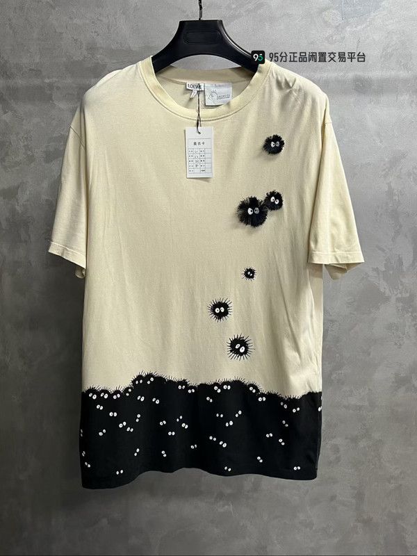 Loewe LOEWE Solid Coal Ball Print Short-Sleeve T-Shirt Size US L / EU 52-54 / 3 - 5 Thumbnail