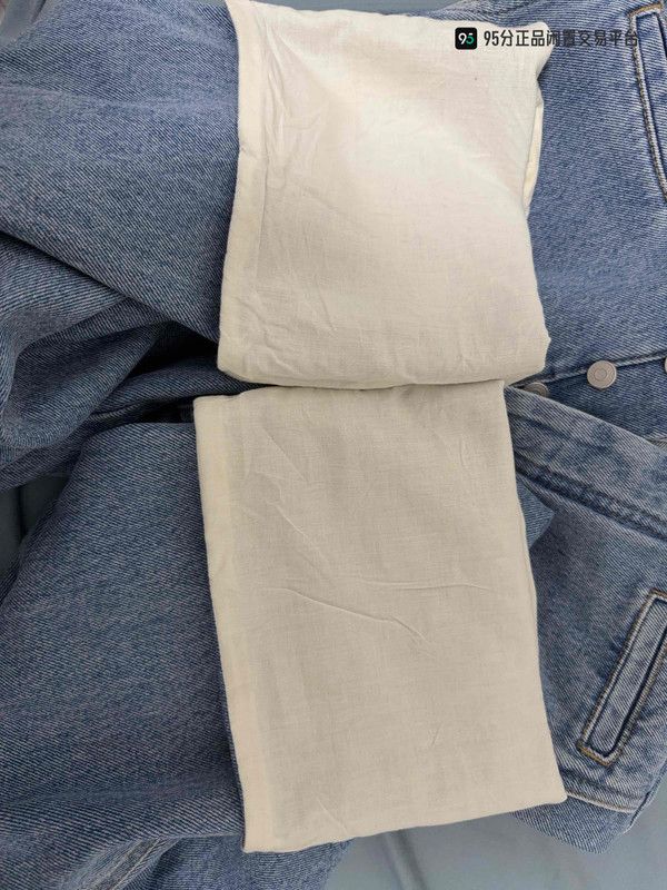 Loewe LOEWE Cuffed Fisherman Jeans Unisex Light Blue Size US 27 - 4 Thumbnail