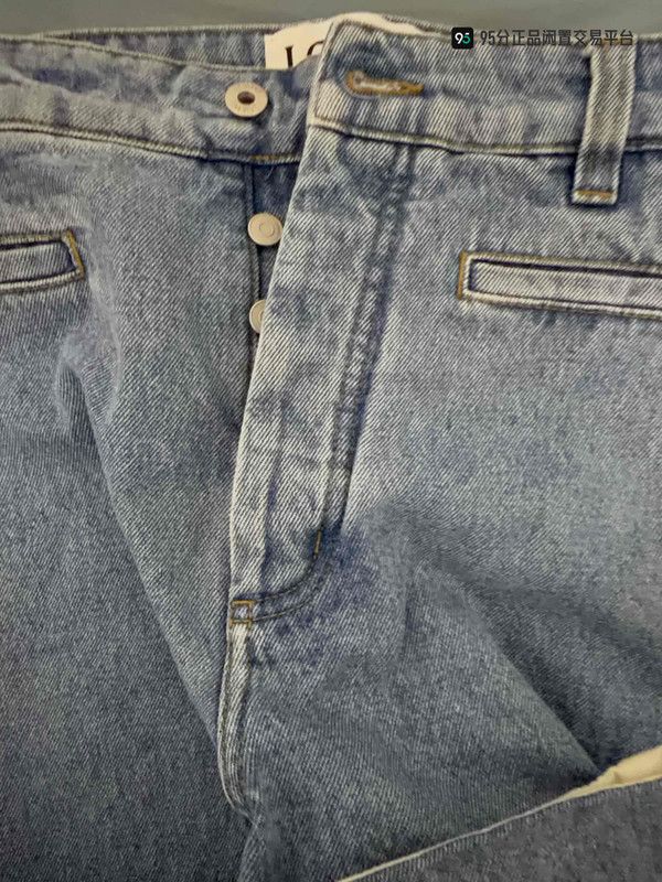 Loewe LOEWE Cuffed Fisherman Jeans Unisex Light Blue Size US 27 - 5 Thumbnail