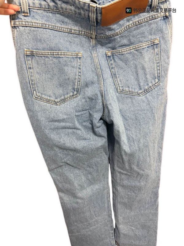 Loewe LOEWE Cuffed Fisherman Jeans Unisex Light Blue Size US 27 - 2 Thumbnail